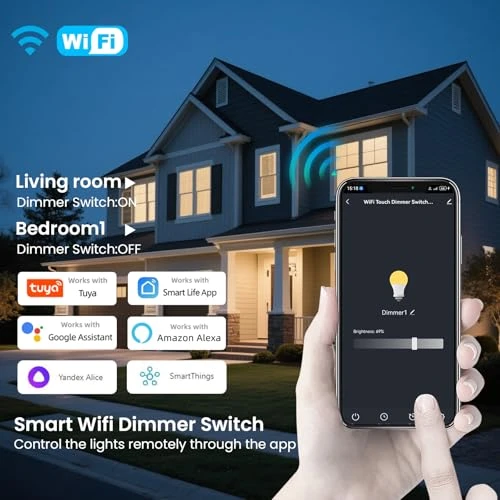 Smart Dimmer Switch — Smart Switch, TOZENVAN