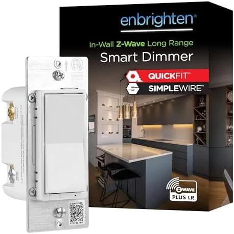 800 Series Z-Wave On/Off Paddle Switch — Smart Switch, Enbrighten