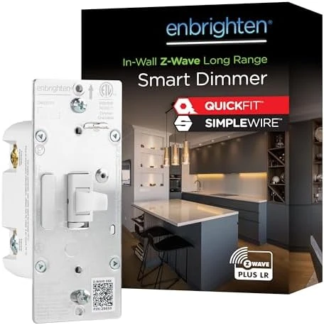 800 Series Z-Wave On/Off Paddle Switch — Smart Switch, Enbrighten