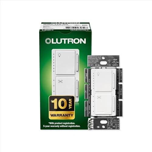 LED+ Dual Dimmer and Switch — Smart Switch, Lutron