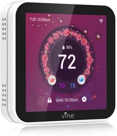 Smart Thermostat Larger Color Screen — Smart Thermostat, vine