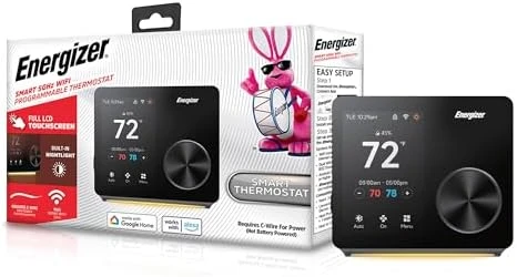 Smart Wi-Fi Programmable Thermostat — Smart Thermostat, Energizer