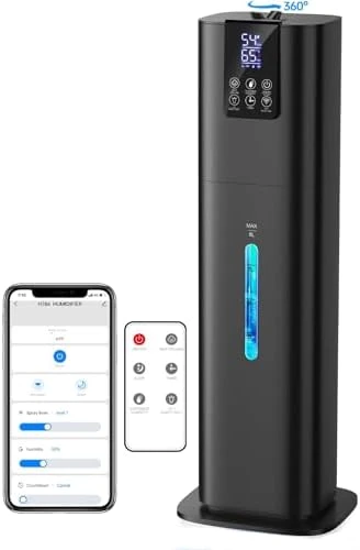 Smart Humidifier with App Control, 2.1Gal Capacity — Humidifier, Hiswelle