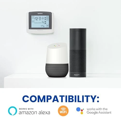 Wi-Fi Programmable Touchscreen Thermostat with IAQ Control — Smart Thermostat, AprilAire
