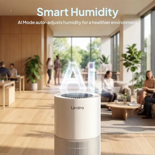Evaporative Humidifier for Large Rooms up to 1000 ft² — Humidifier, Livatro
