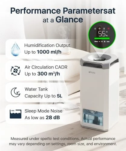 Humidifier and Air Purifier Combo — Humidifier, Afloia