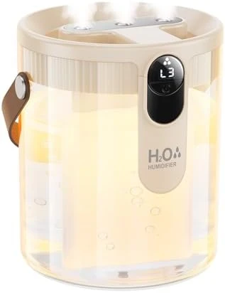 Portable Top Fill Humidifier with Night Light — Humidifier, KIMMOO