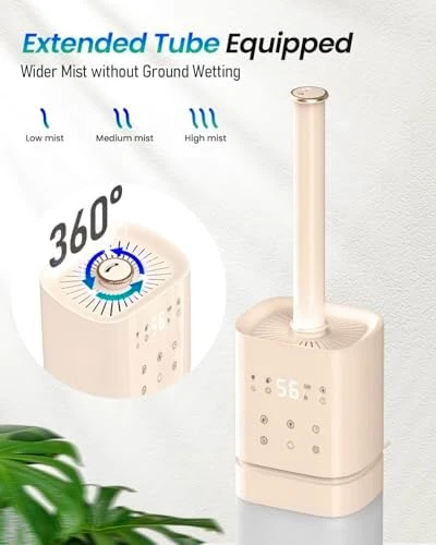 Smart Humidifier for Large Room with Extension Tube — Humidifier, AILINKE