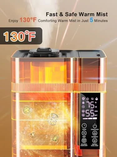 Warm & Cool Mist Humidifier — Humidifier, Zeova