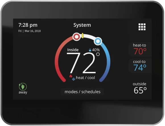Touchscreen Smart Wi-Fi Programmable Thermostat — Smart Thermostat, Lennox
