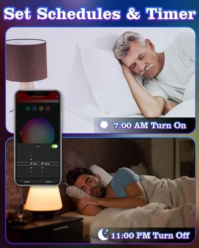 6 Pack E12 Smart LED Light Bulbs — Smart Light Bulb, Avatar Controls