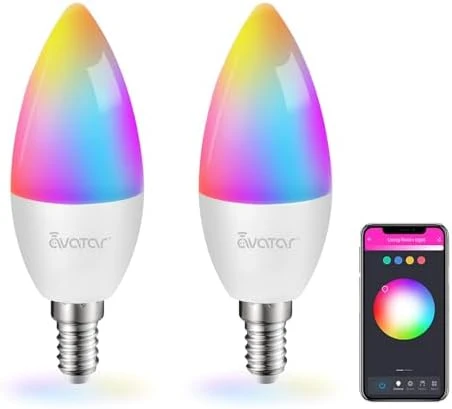 6 Pack E12 Smart LED Light Bulbs — Smart Light Bulb, Avatar Controls