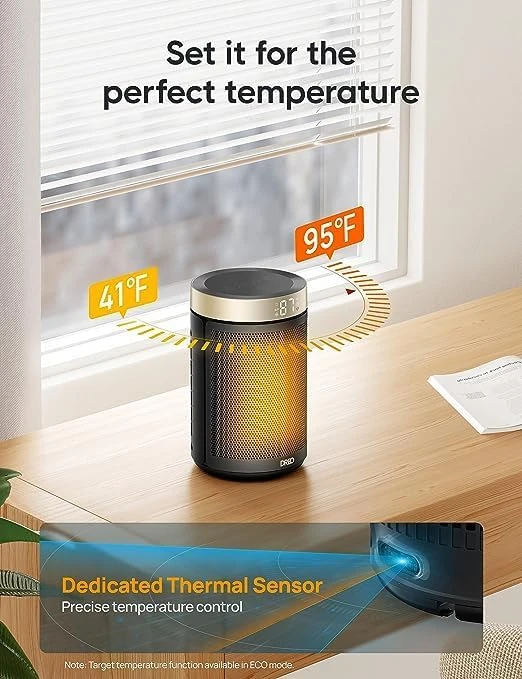 Smart Tower Fan & Space Heater Combo — Smart Fan, Dreo