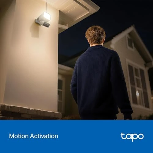2K Outdoor Pan/Tilt Wireless Floodlight Security Camera — Security Camera, TP-Link