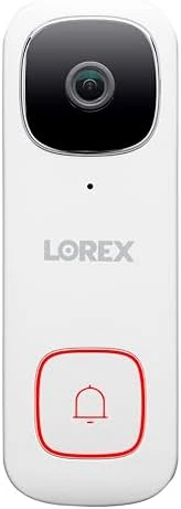 2K Wired WiFi Smart Video Doorbell Camera — Video Doorbell, Lorex