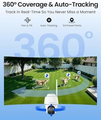 4K Solar Security Camera Outdoor — Security Camera, Reolink