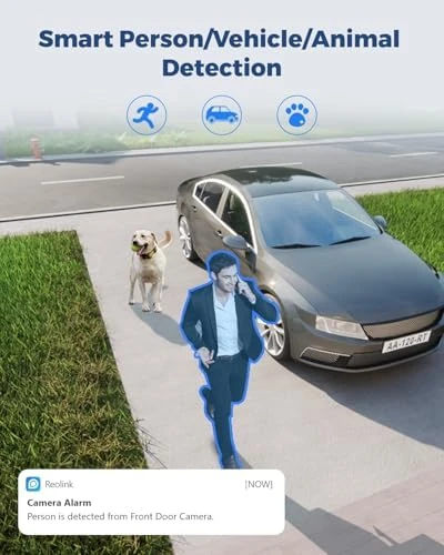 4K WiFi Security Camera with 180° Ultra-Wide Angle — Security Camera, Reolink