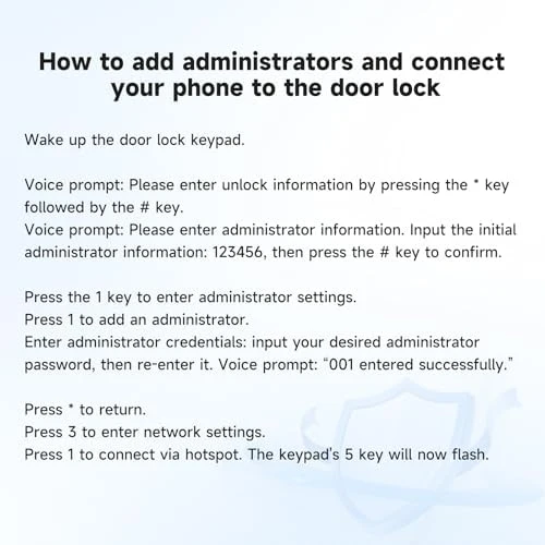 5 in 1 Smart Lock with Camera & Doorbell — Smart Lock, JAIOTlink