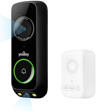 Doorbell Camera Wireless with Chime — Video Doorbell, youkey