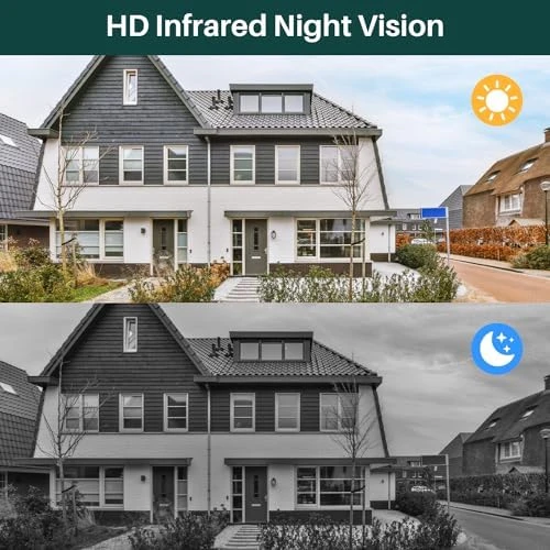 HD Video Doorbell Wireless, 2.4Ghz WiFi Doorbell Camera Indoor Chime, Two-Way Audio, IP66 Weather Resistance, IR Night... — Video Doorbell, Visit the SonoxJunan Store