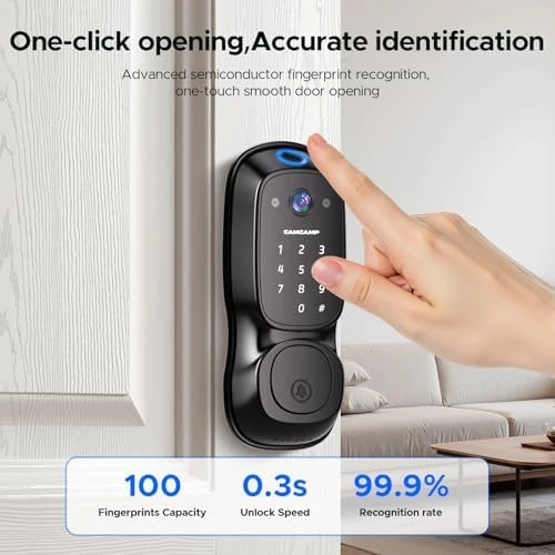 Smart Door Lock with Camera & Doorbell — Smart Lock, Camcamp