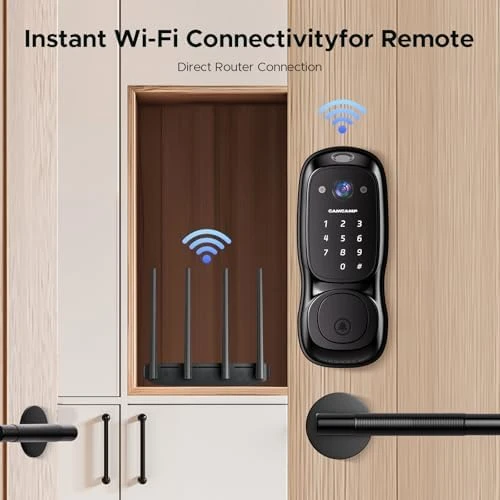 Smart Door Lock with Camera & Doorbell — Smart Lock, Camcamp