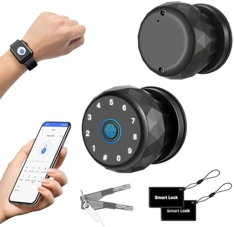 Smart Lock with Palm Vein, Facial Recognition & Fingerprint Keyless Entry — Smart Lock, MYPIN
