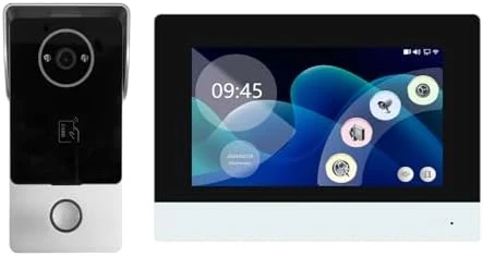 Smart Video Doorbell Intercom System with 600lb Magnetic Lock, 7" Touch Screen Wi-Fi Monitor, 1080P 2.0MP HD Camera,... — Smart Lock, YUANWIN