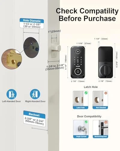 Video Smart Lock with Camera — Smart Lock, hornbill