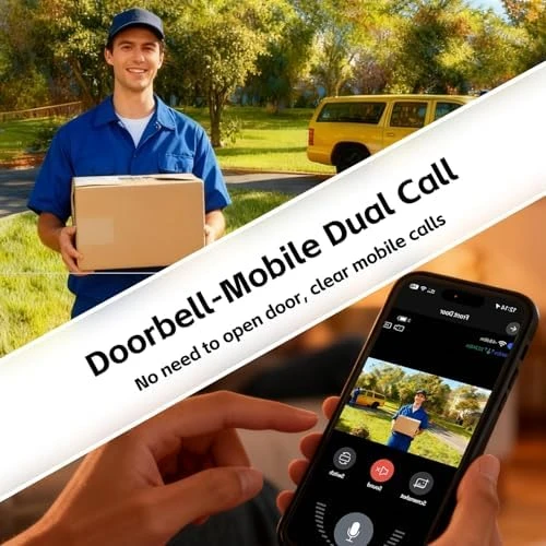 Wireless Smart Video Doorbell Camera with Chime — Video Doorbell, UNXAI