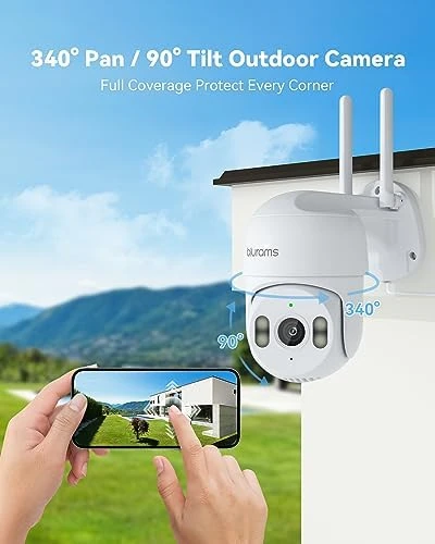 2-Pack Outdoor Wired Security Camera — Security Camera, blurams
