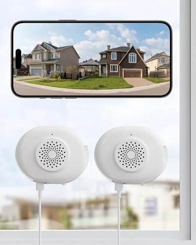 2K Window Security Camera with Full Color Night Vision — Security Camera, ZOSI