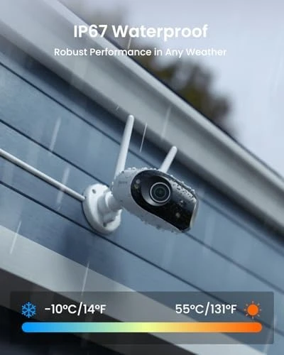 4K 8MP 180° Panoramic Security Camera with Dual-Lens, Wi-Fi 6, Motion Track — Security Camera, Reolink