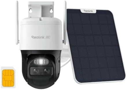 4K Dual Lens Solar Security Camera — Security Camera, Reolink
