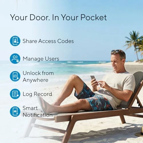 Bolt Fingerprint Wi-Fi Smart Lock with Handle — Smart Lock, ULTRALOQ