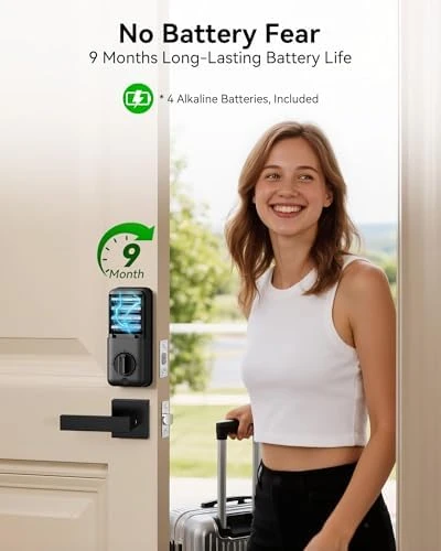 Deadbolt Lock with Two Lever Handles — Smart Lock, IBLOG