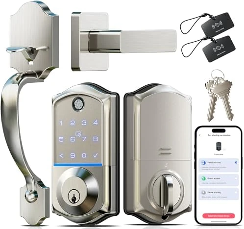 Fingerprint Smart Front Door Lock Set — Smart Lock, Veise