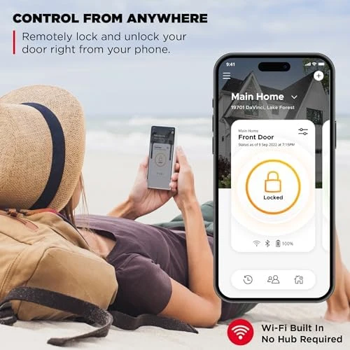Halo Wi-Fi Smart Lock with Keyless Entry Deadbolt — Smart Lock, Kwikset