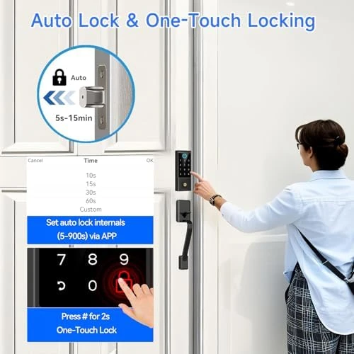 Heavy Duty Fingerprint Smart Door Lock — Smart Lock, BEBASIA