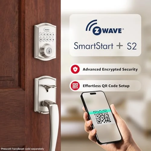 HomeConnect 620 Z-Wave Long Range Enabled Keypad Smart Lock — Smart Lock, Kwikset