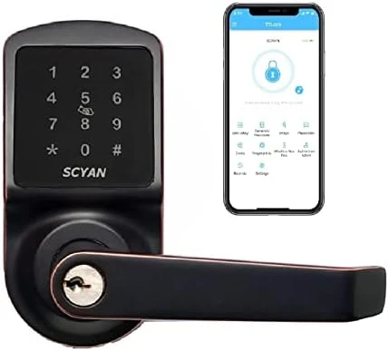 Keyless Entry Door Lock with Touchscreen Keypad — Smart Lock, SCYAN