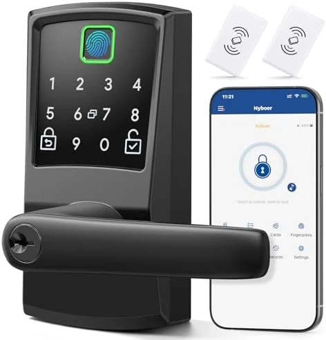 Keypad Smart Door Lock with Handle — Smart Lock, Nyboer