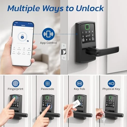Keypad Smart Door Lock with Handle — Smart Lock, Nyboer