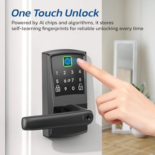 Keypad Smart Door Lock with Handle — Smart Lock, Nyboer