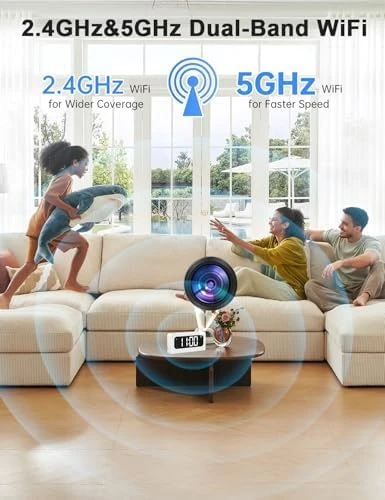 Smart Clock Camera — Security Camera, HEDNIC