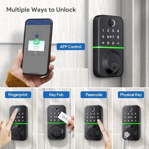 Smart Door Lock Deadbolt with Keypad — Smart Lock, KUCACCI