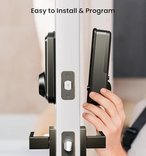 Smart Lock with 2 Lever Handle Set — Smart Lock, Veise