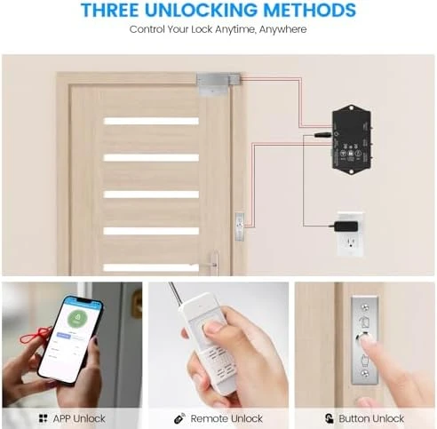Smart Magnetic Lock Door Kit — Smart Lock, Zuomeng