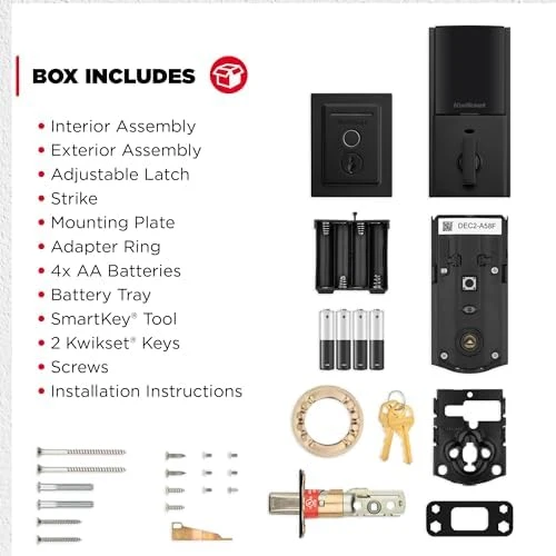 Touch Fingerprint Wi-Fi Smart Lock, Keyless Entry Door Deadbolt — Smart Lock, Kwikset