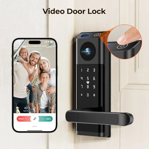 Video Smart Lock with Camera & Doorbell — Smart Lock, Camcamp